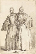 Two Standing Ladies (Demoiselles Quantin)