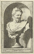 Borstbeeld van Democritus