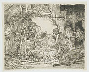 The adoration of the shepherds: with the lamp