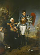 The general, Count of Lariboisière, chief commander of the artillery, saying goodbye to his son on the morning of the Battle of Moskowa, September 7, 1812.