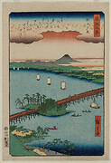 Evening Glow at Seta, from the series Eight Views of Ōmi