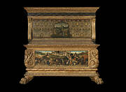 Pair of marriage chests: The Morelli Chest