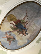 Fresco Diana and cupids