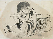 Boy Playing Flute