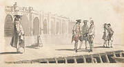 A Group of Men on Westminster Pier