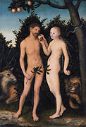 Adam and Eve in paradise (The Fall)