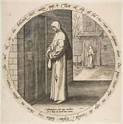 One Begs in Vain at the Door of the Deaf, from Twelve Flemish Proverbs