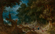 Wooded Landscape with Gipsy Women