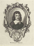 Zelfportret van Wenzel Hollar