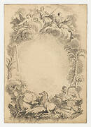 Design for an Escutcheon in Honor of William Earl Cowper (ca. 1665-1723)