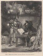 Mephistopheles Appearing to Faust (Méphistophélès apparaissant à Faust)