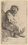 Beggar Seated on a Bank