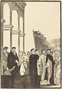 Presentation of the Virgin in the Temple [left plate]