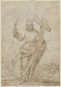 Christ Holding a Chalice and Cross