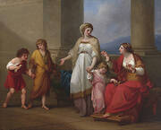 Cornelia, Mother of the Gracchi, Pointing to Her Children as Her Treasures