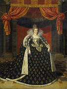 Portrait of Marie de Médicis (1575-1642), Queen of France, in Robes of State