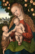 Maria with the Child and the Johannesknaben under the Apple Tree