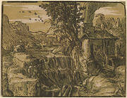 Landscape with a Waterfall