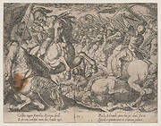 Plate 4: Alexander Battling the Persians, from The Deeds of Alexander the Great