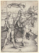 Young Lady on Horseback and Lansquenet