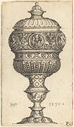 Double Goblet with Round Medallions