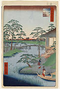 Mokuboji Temple, Uchigawa Inlet, Gozensaihata, No. 92 from One Hundred Famous Views of Edo