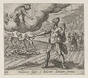 Plate 24: The Warring Men Born of the Serpent's Teeth (Militum Seges e draconis dentium seminio), from Ovid's 'Metamorphoses'