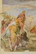 Erminia Hall: The ride of Erminia Towards Jerusalem with the knights who carry dying Tancredi