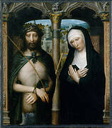 Christ Crowned with Thorns (Ecce Homo), and the Mourning Virgin