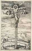 Crucifixion with Two Angels