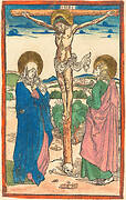 Christ on the Cross Between the Virgin and Saint John