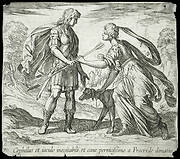 Procris Giving Cephalus a Dog and a Javelin