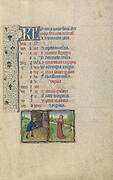 August Calendar Page; Threshing; Virgo