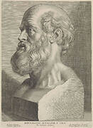 Antieke buste van Hippocrates