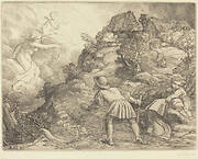 Allegory of the Peasant and Fortune (Le paysan et la fortune: Sujet allegorique