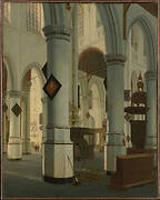 Interior of the Oude Kerk, Delft