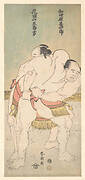 和田原甚四郎　花項山五郎吉|The Sumo Wrestlers Wadagahara Jinshirō and Kachōzan Gorokichi