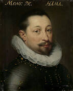 Portrait of Charles de Levin (?-1592), Lord of Famars, Forimont and Lousart