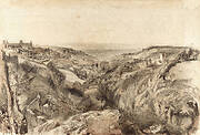 Avranches, looking towards Mont St. Michel