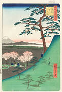 One Hundred Famous Views of Edo “Original Fuji in Meguro”