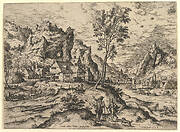 Tobit from Landscapes with Biblical and Mythological Scenes