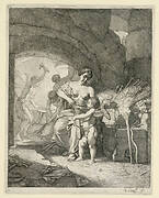 Venus and Cupid at the Forge of Vulcan