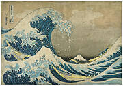 Under the Great Wave off Kanagawa or The Great Wave from the series Thirty-Six Views of Mt. Fuji