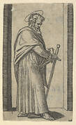 Saint Paul, sword in his right hand, from the series 'Piccoli Santi' (Small Saints)