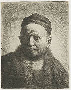 Man wearing a close cap: bust (the artist's father?)