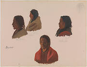 Studies of Indian Chiefs Made at Fort Laramie