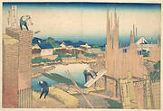 冨嶽三十六景　本所立川|Tatekawa in Honjō (Honjō Tatekawa), from the series Thirty-six Views of Mount Fuji (Fugaku sanjūrokkei)