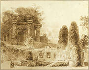 Roman Park with Fountain, 1774