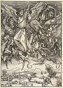 Saint Michael Fighting the Dragon, from The Apocalypse