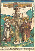 Christ on the Cross Between the Virgin and Saint John